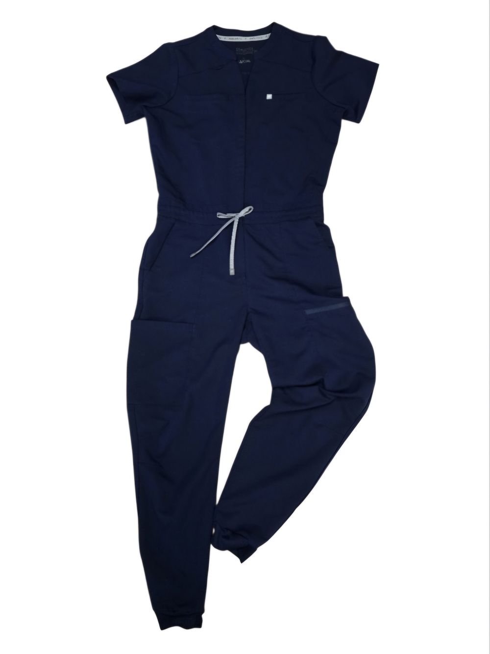 Fabletics PonteFlex Empower Scrub Jumpsuit Navy Blue Size M - Picture 3 of 16
